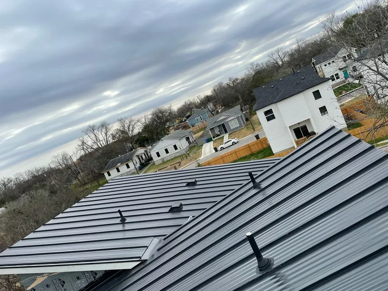 Standing seam metal roof panels with vents for Skylight Repair in Manassas